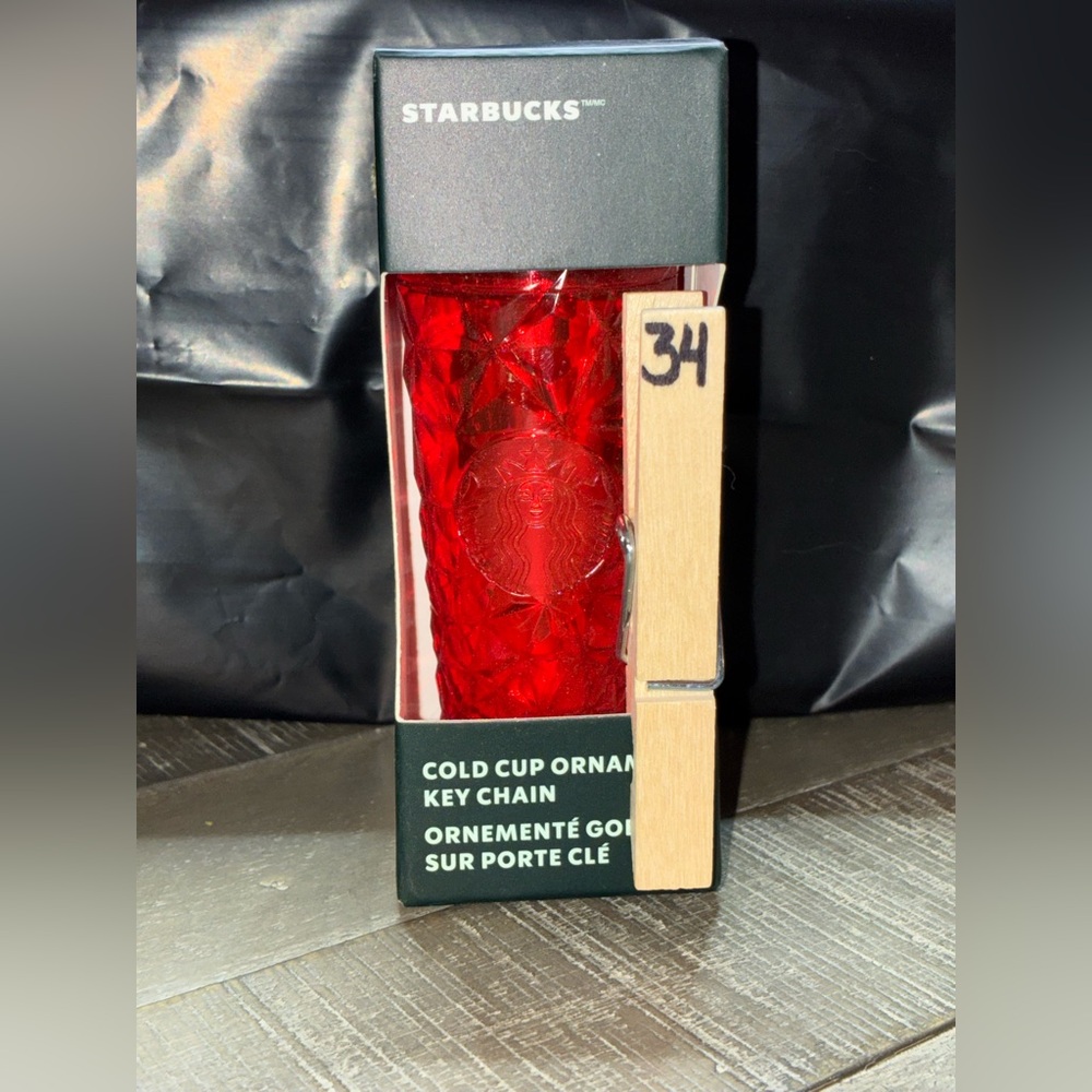 Starbucks Red Cold Cup Key Chain